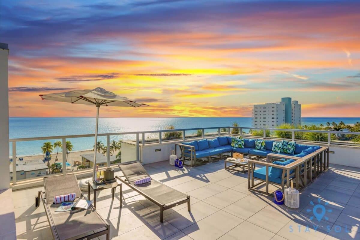 Near Beach - Rooftop Pool - Hot Tub - Broad-Walk Hollywood Kültér fotó
