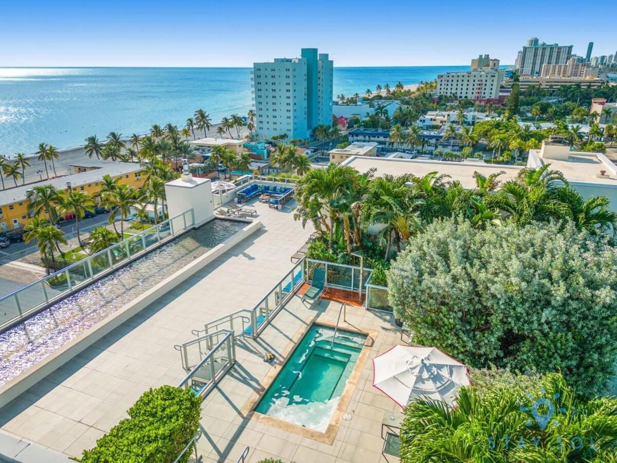 Near Beach - Rooftop Pool - Hot Tub - Broad-Walk Hollywood Kültér fotó
