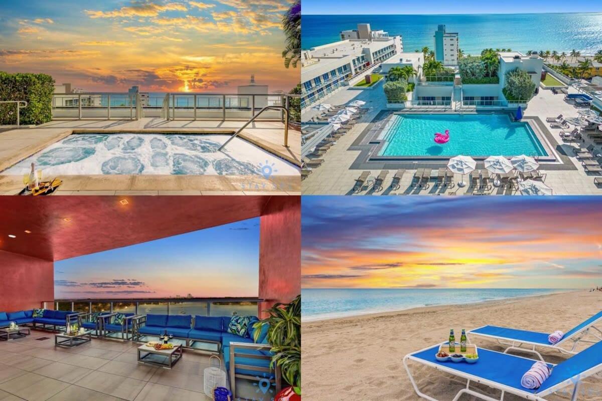 Near Beach - Rooftop Pool - Hot Tub - Broad-Walk Hollywood Kültér fotó